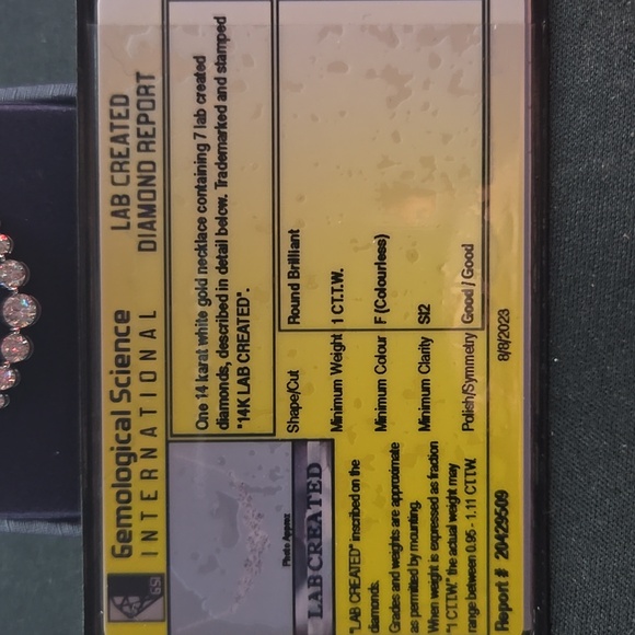 1 CT. T.W. Lab-Grown Diamond Graduated Necklace in 14K White Gold - Picture 7 of 9